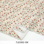 0.5m/1m/2m Vintage Floral Quilted Fabric