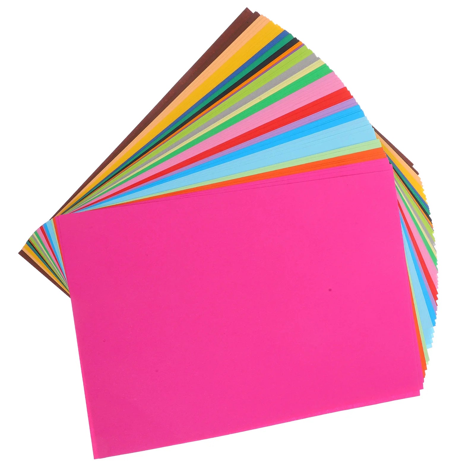 100Pcs Colored Paper Scrapbooking Card Stock