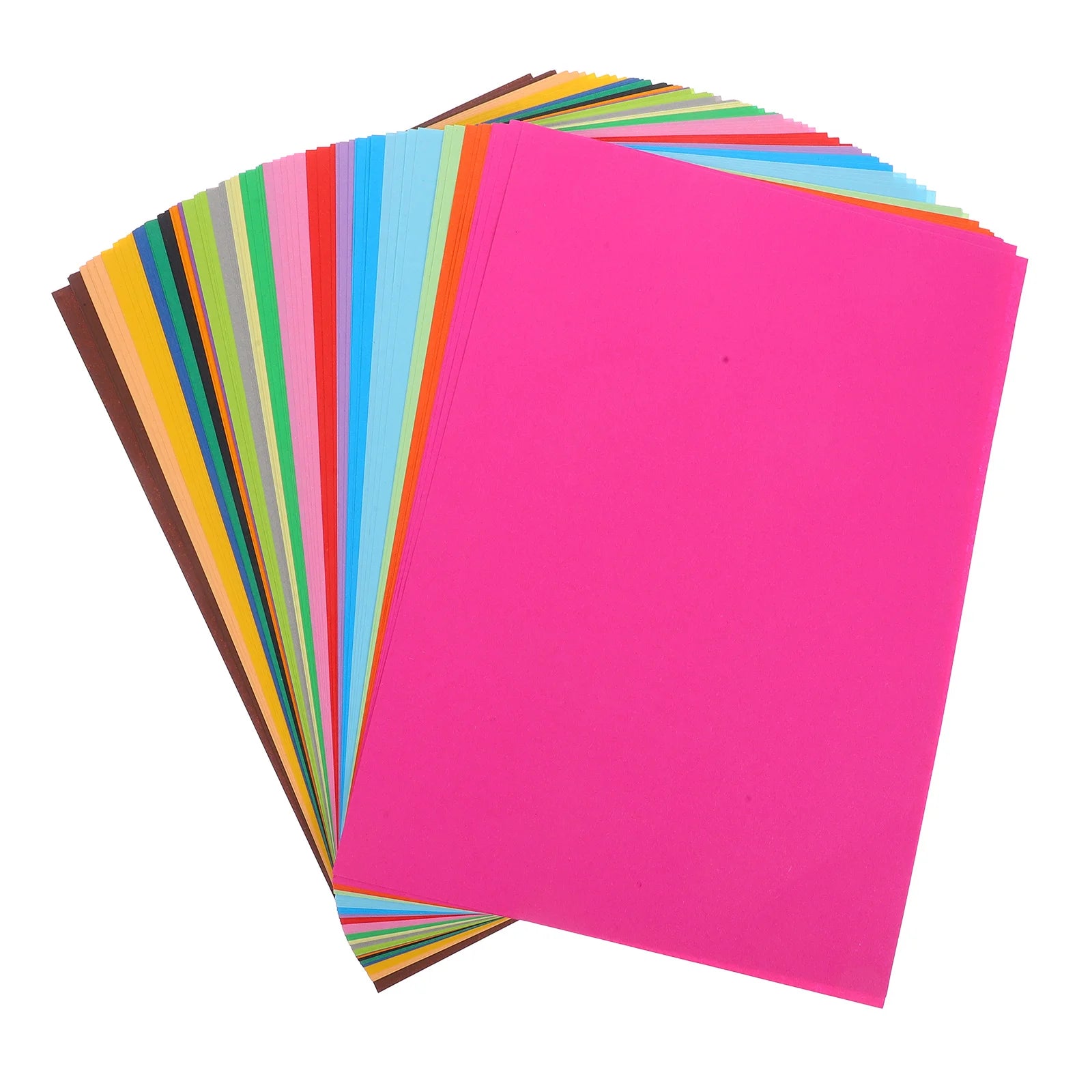 100Pcs Colored Paper Scrapbooking Card Stock