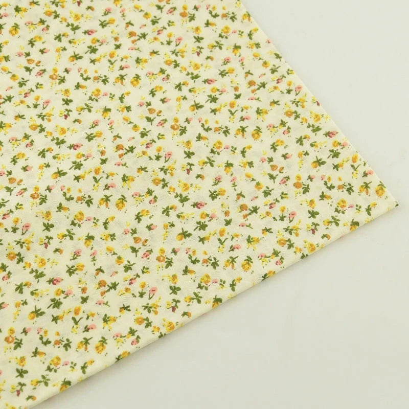 Thin Classical Flowers Design 100% Cotton Fabric