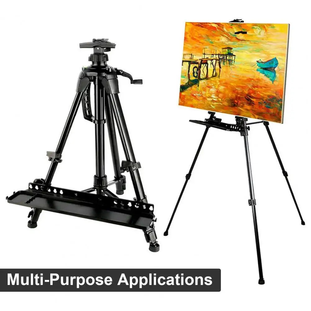 Painting Triangle Easel Hand-cranked Model Height Adjustable