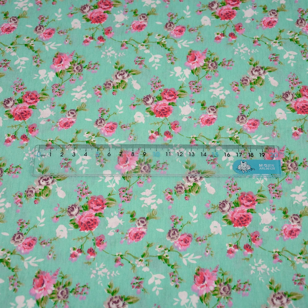 Rose Printed Cotton Fabrics by the Meter