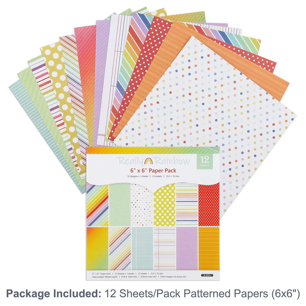 12 Sheets Vintage Background Printed Scrapbooking Paper Pads