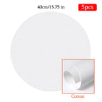 5pcs White Blank Square Artist Canvas