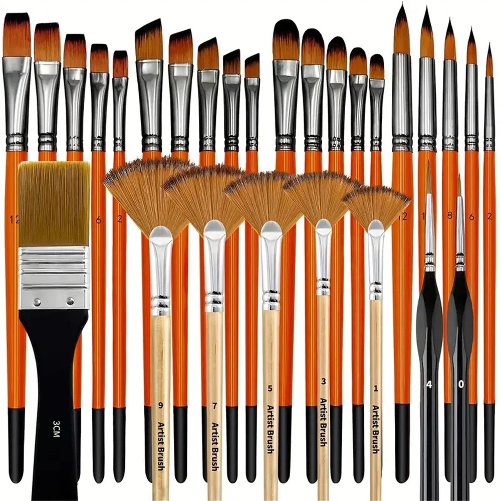 28/32 Pieces Paint Brush Set