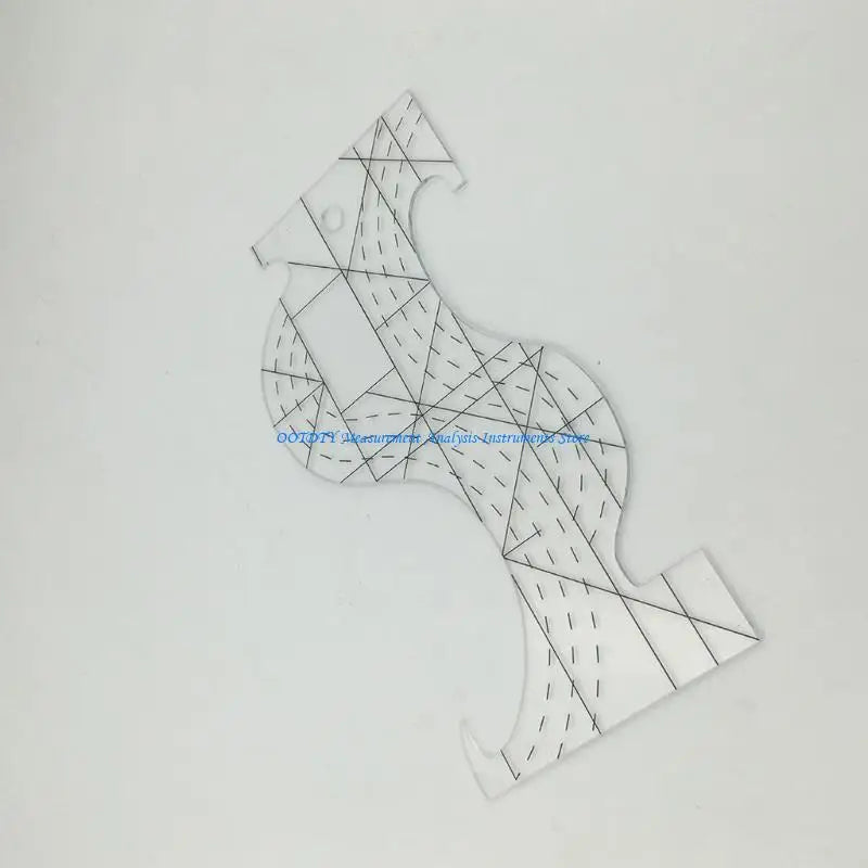 Template Quilting Tool Plastic Ruler