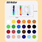 Acrylic Paint Set 12/18/24/36