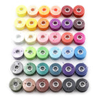 1 set 36 colors sewing thread pre-filled bobbins