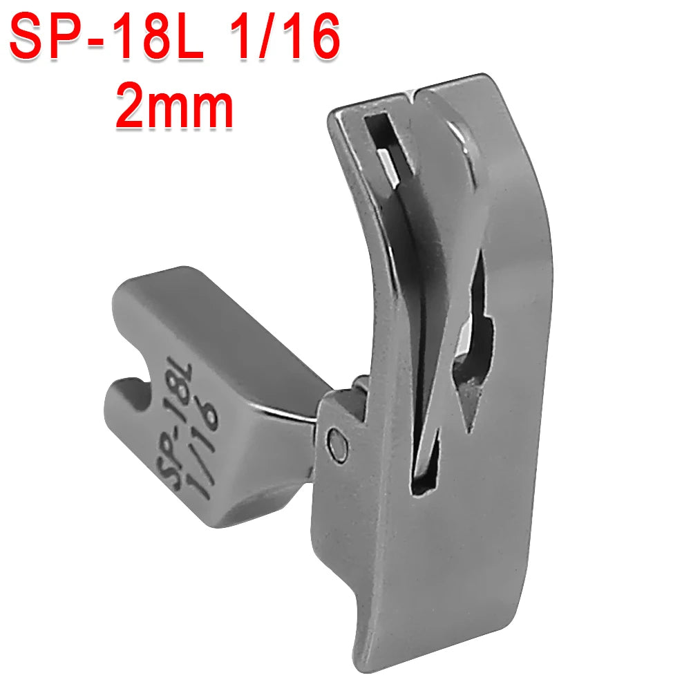 Steel Left / Right Edge Guide Presser Foot #SP-18 1/2 1/4 3/16 1/8 1/16