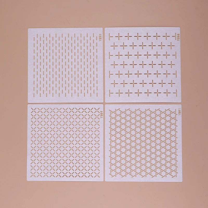 Embroidery Stencils Quilting Templates Set