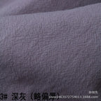 Cotton Linen Fabric Skin Texture Crepe