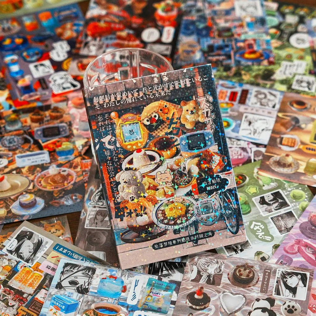 45 pcs DIY sticker cartoon collage Scrapbooking Material