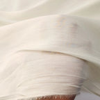 50cm*120cm Silk Linen Fabric White Dress Material