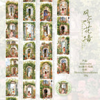 2m/roll City Landscape Washi Stickers