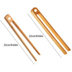 Bamboo Magnetic Tong Utensils