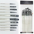 Paint Brush Set，10pcs Artist Brushes for Painting