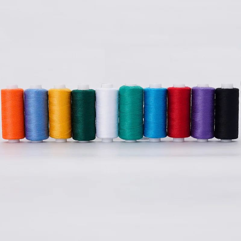 10 Rolls / Set Polyester 402 Sewing Thread