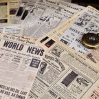 24 Sheets Retro Material Paper for Scrapbook