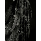 Standing weight texture geometric panel sheer