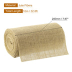 10 Yards Natural Burlap Ribbon