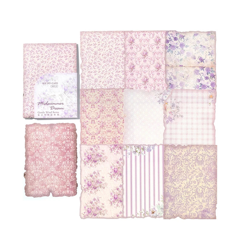 30 Sheets Vintage Journal Scrapbooking Supplies