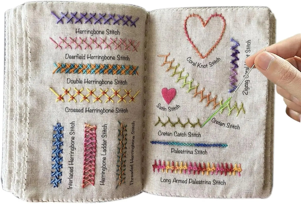 Sewing Book, Enthusiasts & Beginners Embroidery Instructions Book