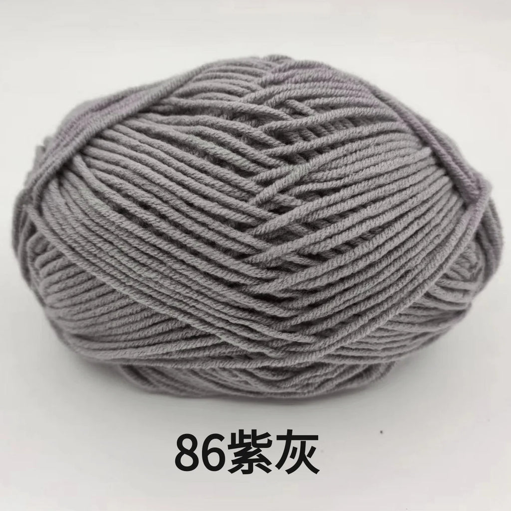 40-50g/Set 4ply Milk Cotton(80%) Knitting Yarn