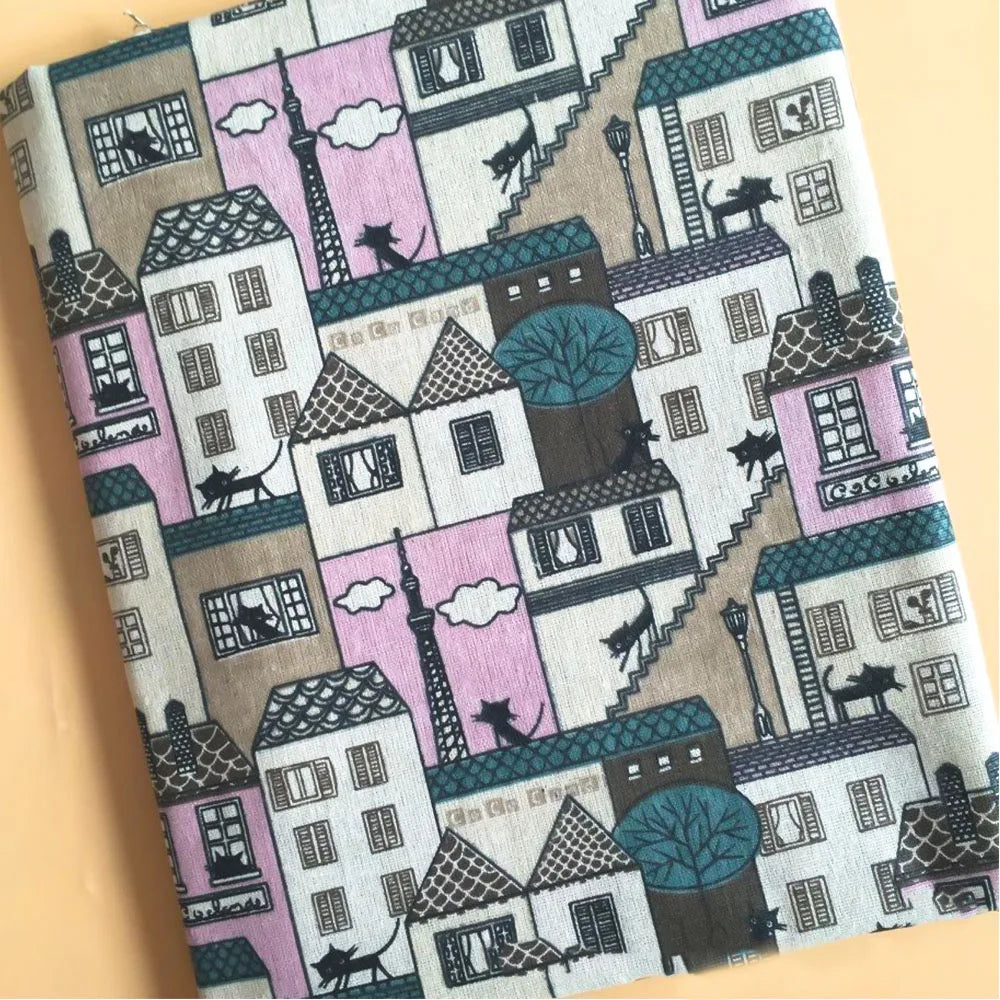 Nordic Small House Series Vintage Patchwork Fabrics