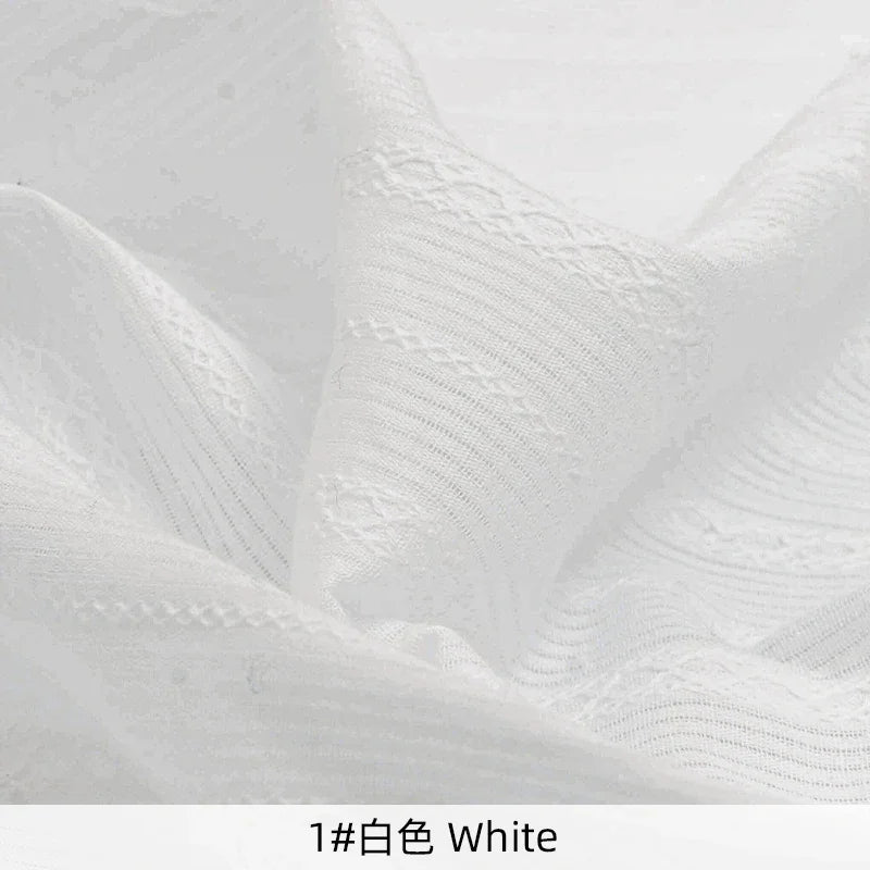 0.5m/1m/2m/3m Pure Cotton White