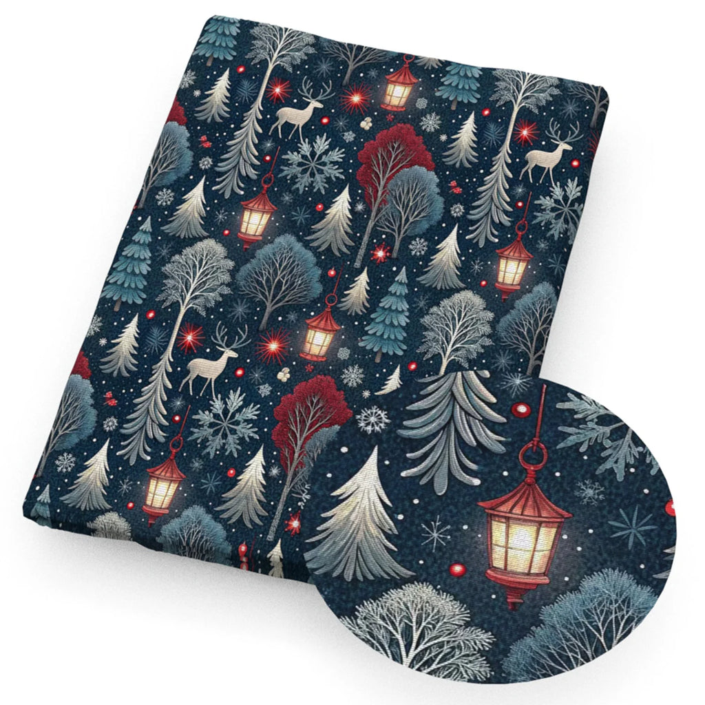 50*145cm Patchwork Christmas Polyester Cotton Fabric