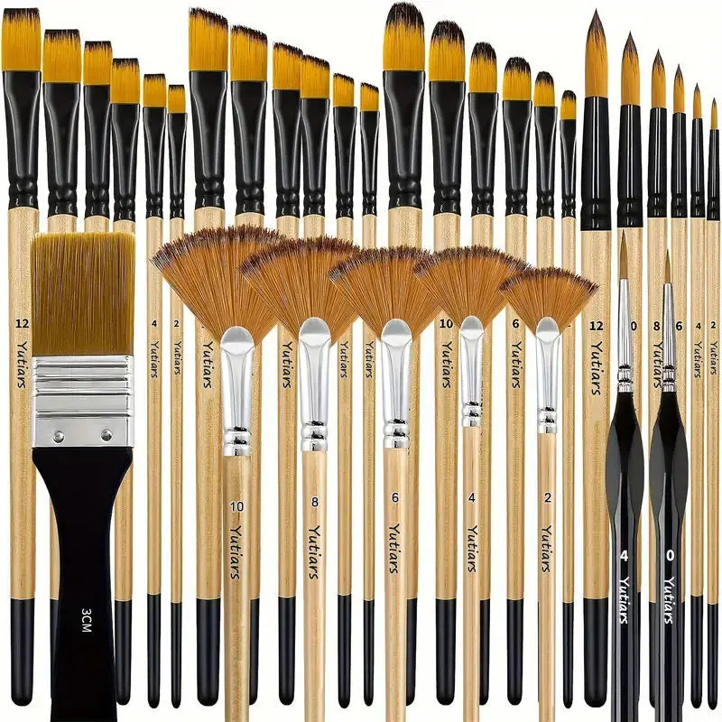 28/32 Pieces Paint Brush Set