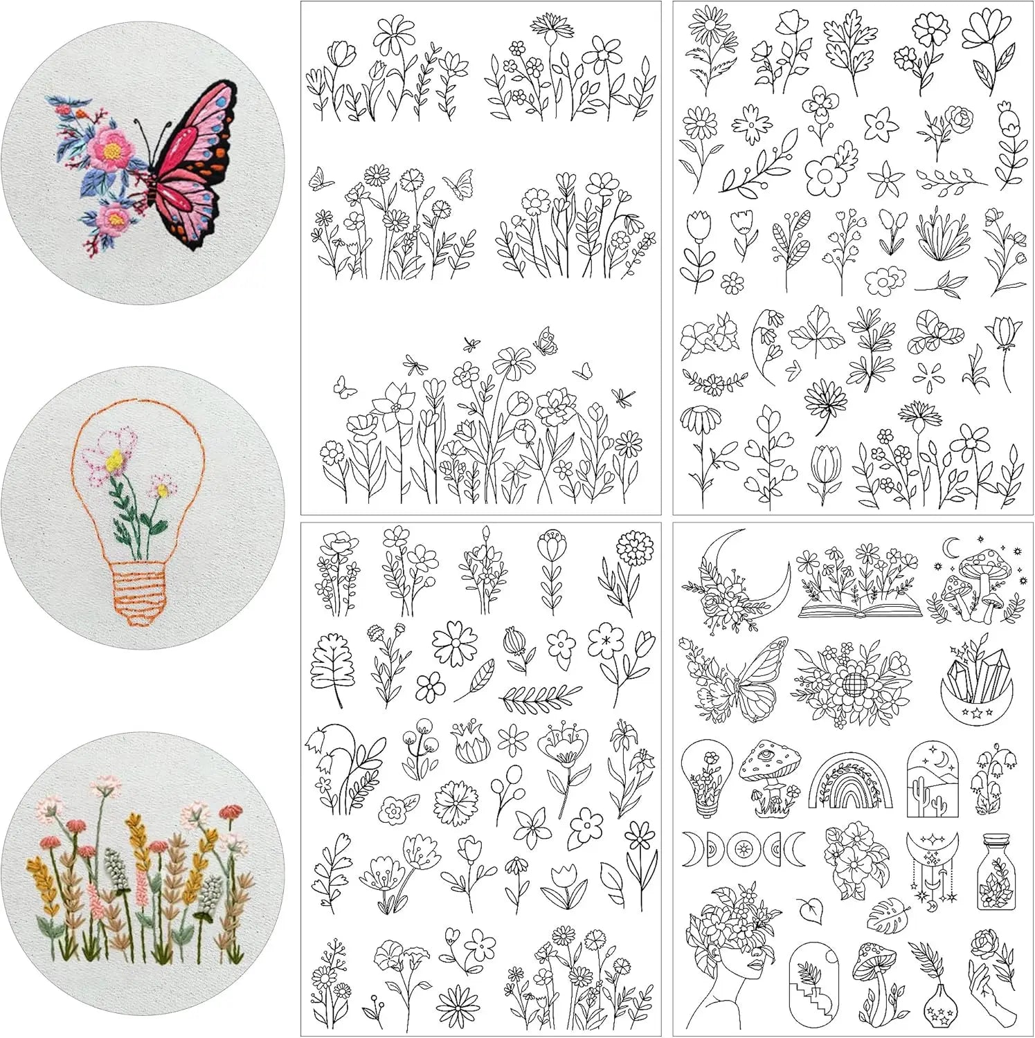 Water Soluble Embroidery Stabilizers Letter Patterns