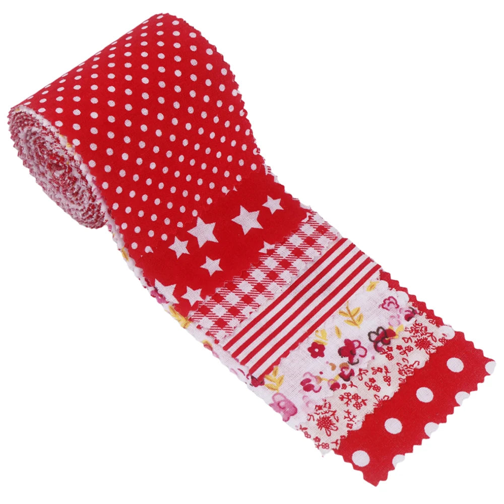 Pre-Cut Jelly Roll Cotton Fabric