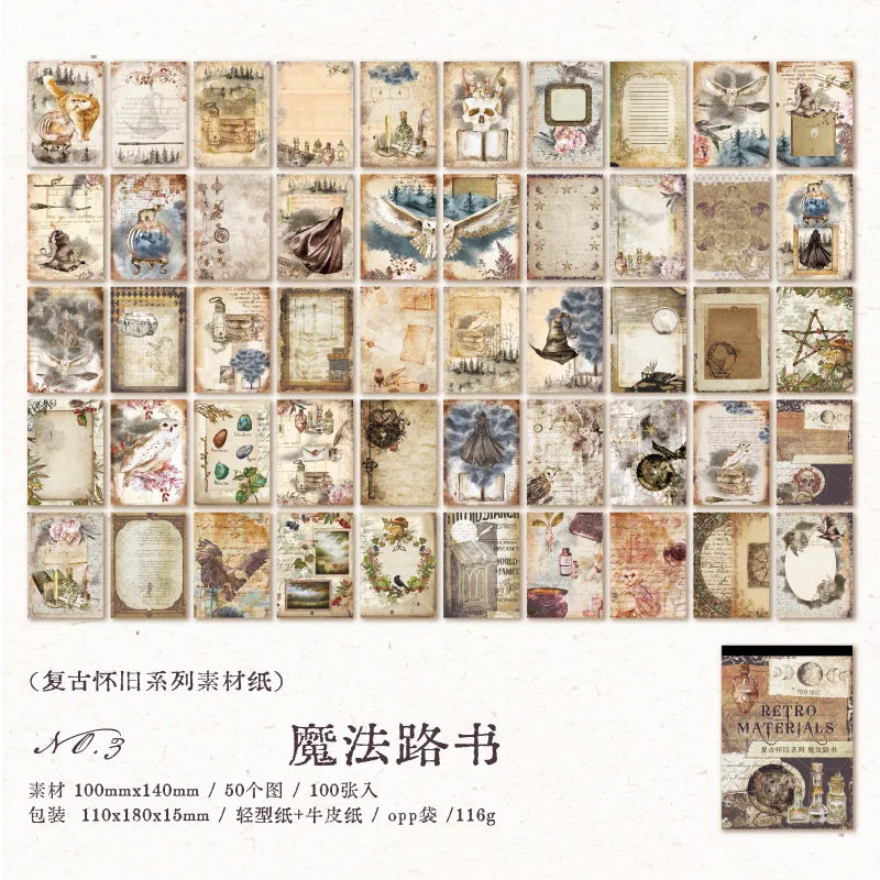 100pcs/lot Memo Pads Material Paper