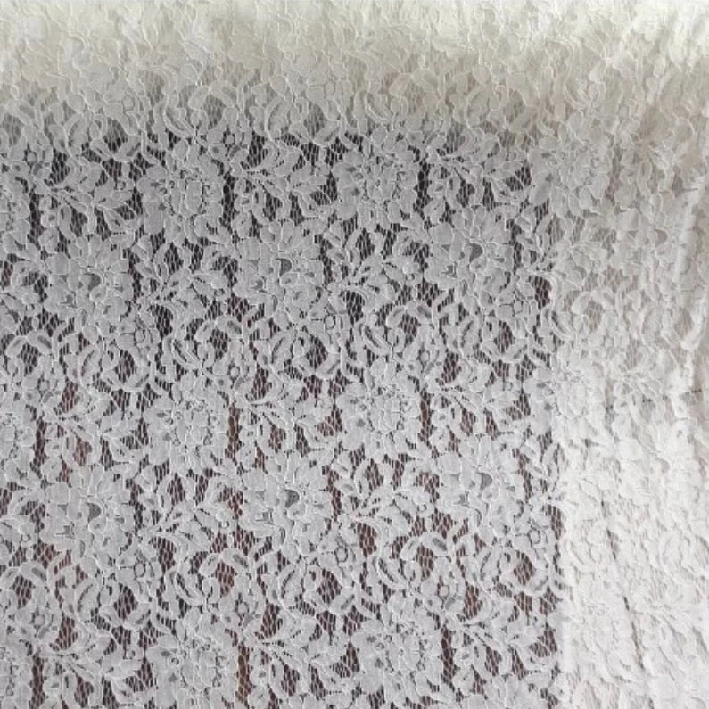 1.5M wide Cotton & Nylon Material Cord Lace Fabric