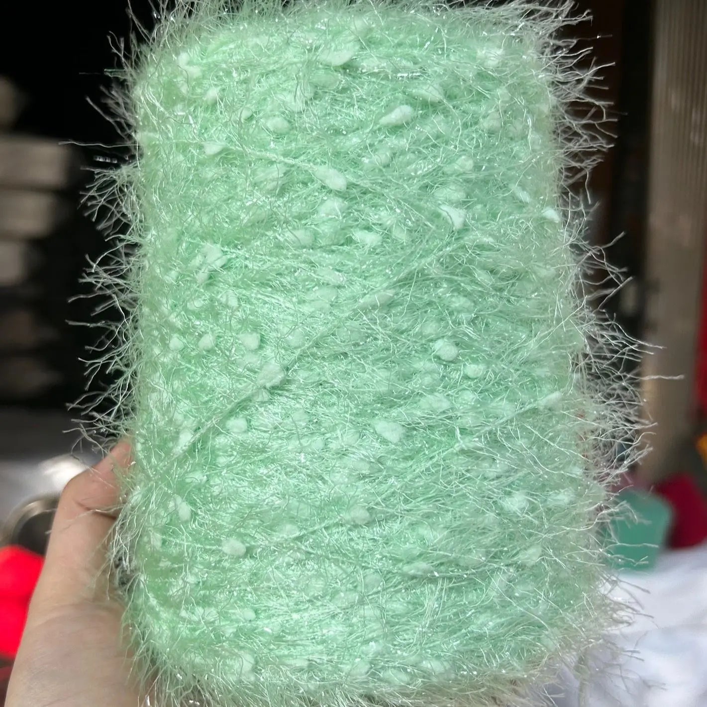 Hand Dyed Feather Yarn