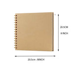 8 Inch DIY Scrapbook Album 40 Pages Hardcover Photo Albums