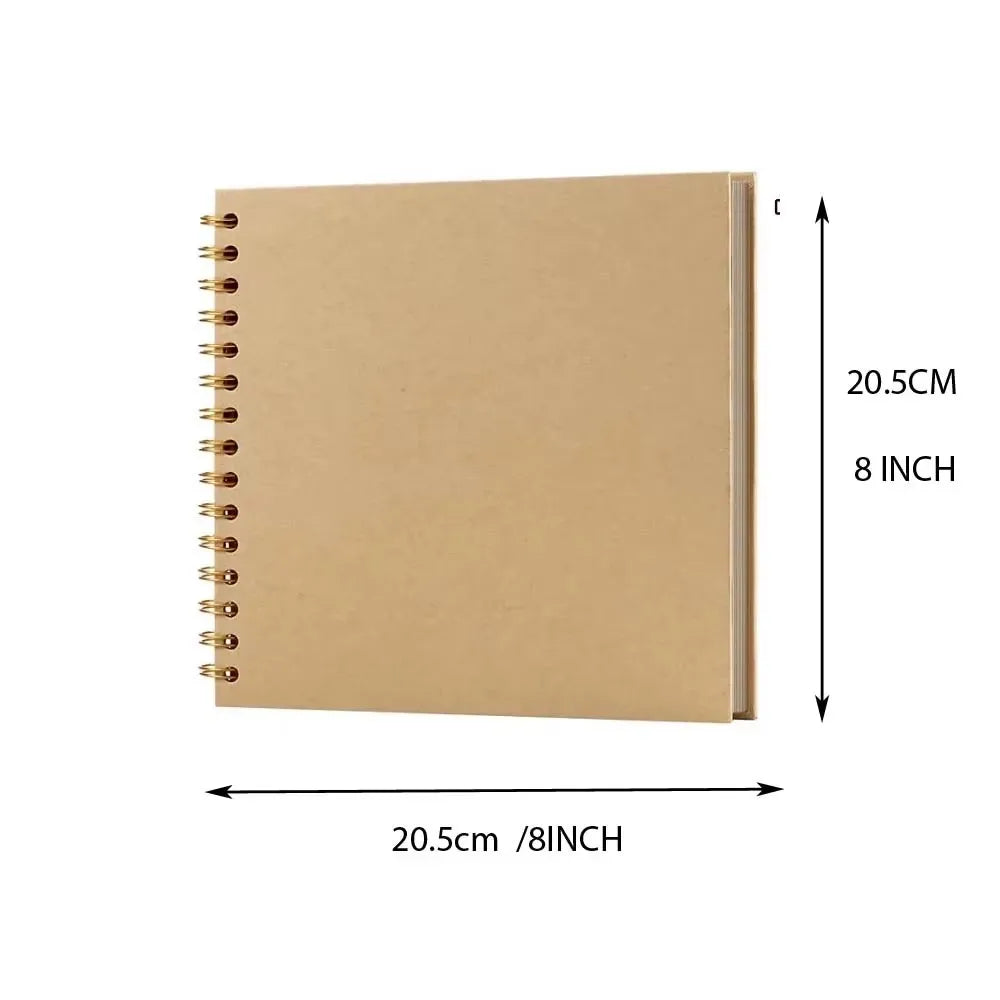 8 Inch DIY Scrapbook Album 40 Pages Hardcover Photo Albums