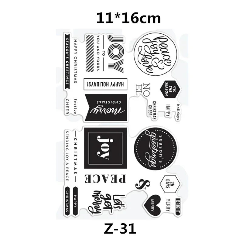 Clear Stamps for Scrapbooking Paper
