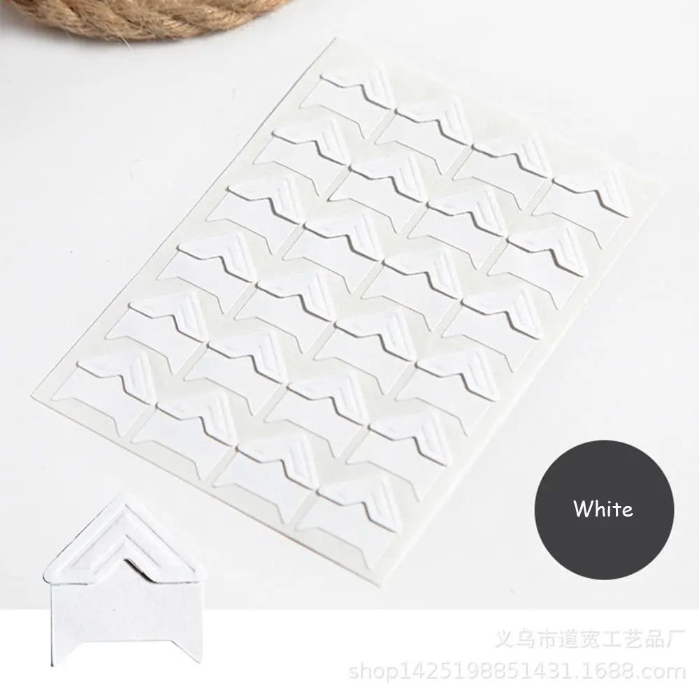 10sheets/24Pcs Colorful Photo Corner