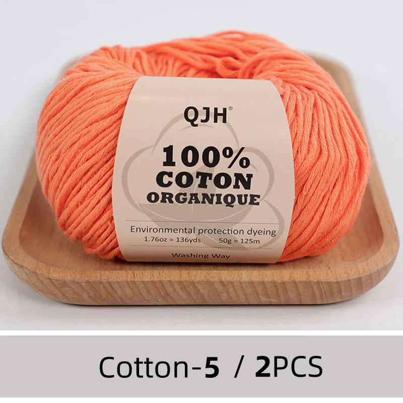 100% Organic Cotton Yarn
