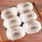 6pcs Cotton Soft Breathable Yarn