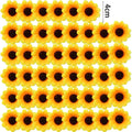 30-150Pcs Sunflower Artificial Flower Heads