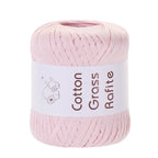 New Multicolour Rafia Yarn DIY Hand-Knitted Raffia Straw Yarn Crocheting Paper Threads Knitting