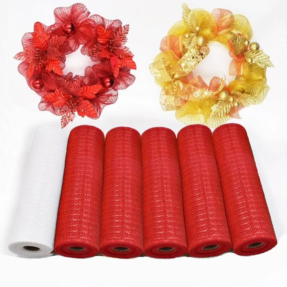 26CM Christmas Tree Gauze Mesh Tulle Roll