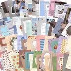 50 sheets Retro Ins Memo Material Book Decorative Paper