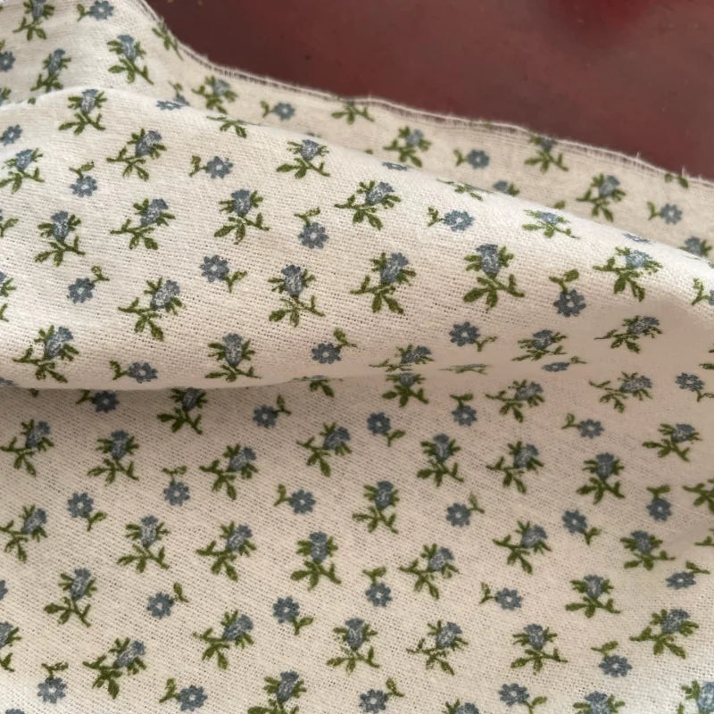 Floral print spring and autumn cotton fabric