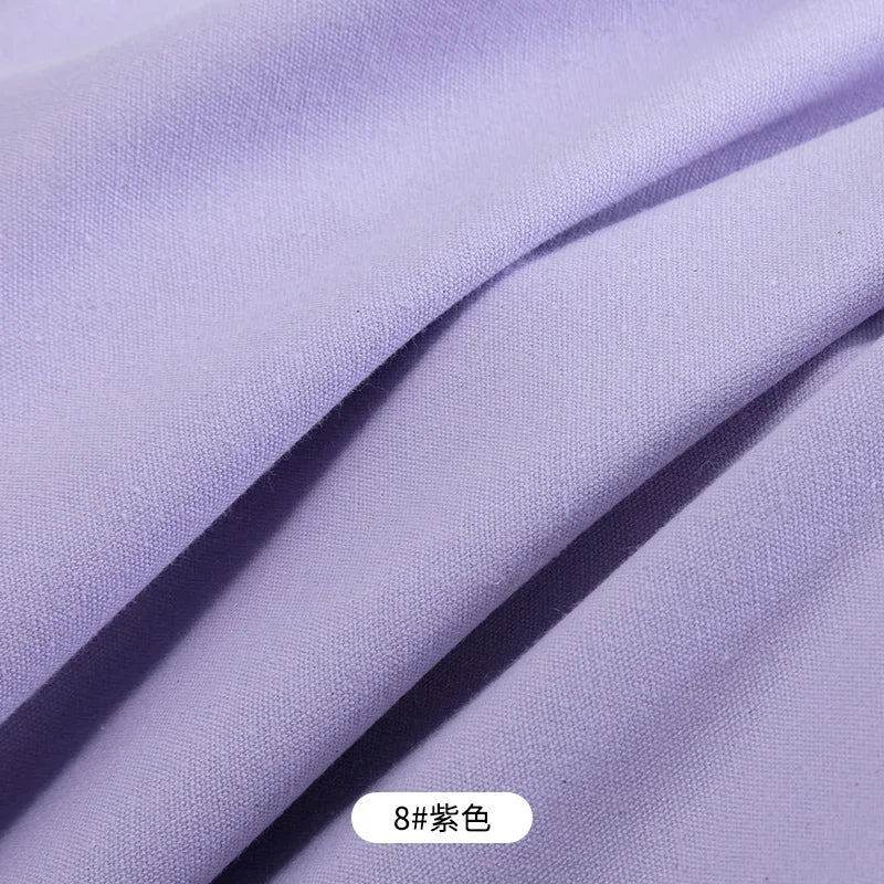 100% Cotton Canvas Fabric Plain