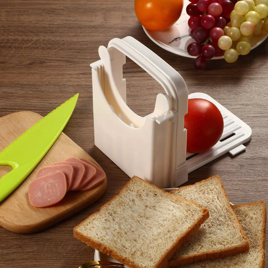 Bread Slicer Adjustable Toast Loaf Slicing Machine