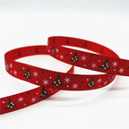 5yards/Lot 10mm Christmas Ribbon